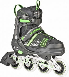 Ролики RX-21, зеленые, размер  33-36 (Hudora, 28436)