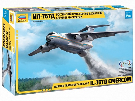 Модель сборная - Самолет Ил-76ТД МЧС 