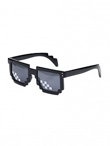 Очки пиксельные черные из серии Майнкрафт (Pixel Crew, 48820)