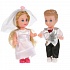 Набор из 2-х кукол - Жених и невеста - Машенька и Сашенька, 12 см  - миниатюра №1