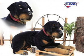 Мягкая игрушка - Ротвейлер, 92 см (Hansa, 3992-hns)