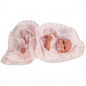 Кукла Лючия в светло-розовом, гибкая, 29 см (Antonio Juans Munecas, 1790)