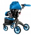 Многофункциональная прогулочная коляска-трансформер для кукол 12 в 1 Buggy Boom Aurora 9005, синяя  - миниатюра №9
