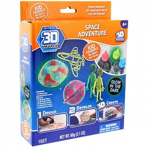 Набор формочек и гелей 3D Maker - Инопланетяне (3D Magic, 83010)