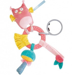 Кольцо-погремушка - Сова (Moulin Roty, 657050)