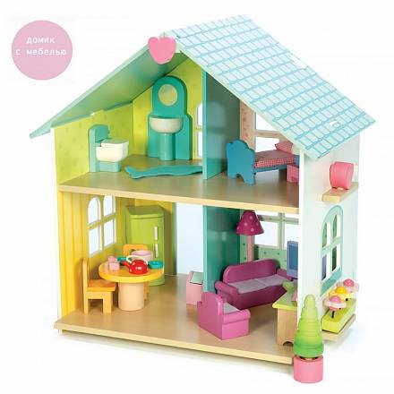 Кукольный домик с мебелью - Лесная сказка Le Toy Van 