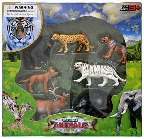 Набор Дикие животные, 7 фигурок (Amico, 13763)