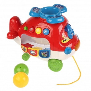 Сортер-каталка песни на стихи М. Дружининой, световые эффекты, шарики в комплекте (Умка, 1505K638-R)