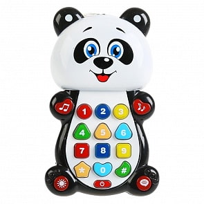 Обучающий телефон с проектором, 12 стихов К. Чуковского, учим цифры и формы, 6 песенок (Умка, ZY374235-R)