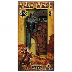 Набор Ковбой: револьвер 8-зарядный, кобура (Gonher, 201/G)