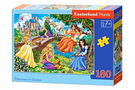 Пазлы Castorland - Принцессы в саду, 180 элементов 