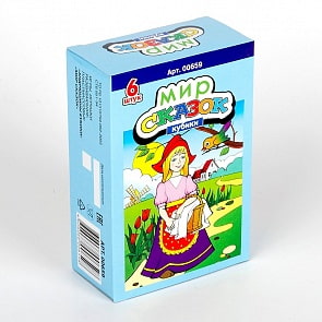 Кубики Мир сказок-6, 6 шт. (Десятое королевство, 00659ДК)