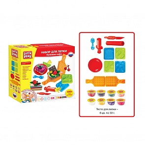 Набор для лепки TM Let`s play - Любимое кафе, 25 см (Let`s play, 36741)