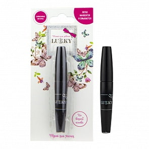 Тушь для ресниц Lukky, цвет черный, 8 мл, силиконовая кисточка (Lukky, Т16734)