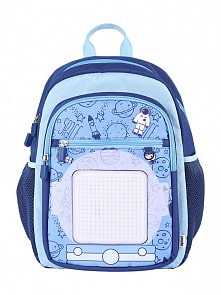 Детский рюкзак U18-15 с космонавтами, цвет – синий (Upixel, 80999)