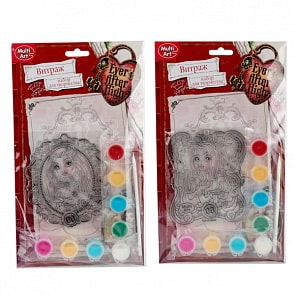 Витраж с красками - Ever After High, 2 дизайна  (Multiart, T13-SC-EAHsim)