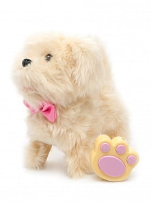 Интерактивный щенок "My Friends" - Паффи, инфракрасный пульт, 7 функций (Играем вместе, JX-1547sim)