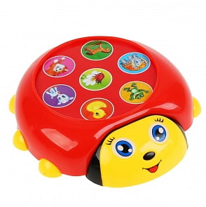 Музыкальный мультиплеер – Божья коровка, 14 песен на стихи А. Барто (Умка, HT778A-R)