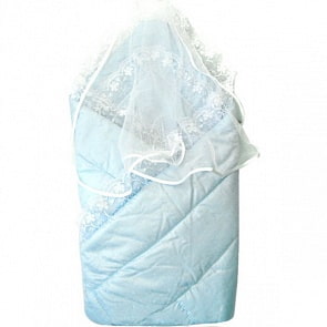 Конверт-одеяло на выписку, голубой (Золотой Гусь, 20022-z)