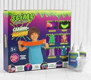 Набор для мальчиков большой – Лаборатория для создания лизунов (Slime, SS300-2)