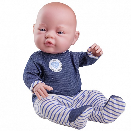 Кукла Бэби в синих ползунках, 45 см, мальчик 