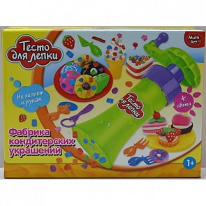 Набор для творчества -Тесто для лепки - Фабрика кондитерских украшений (Multiart, B1352344-PDsim)