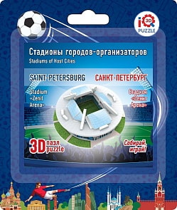 3D пазл - Зенит Арена СПб (IQ 3D Puzzle, 16539)