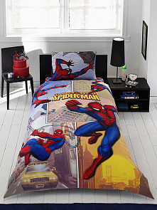 Постельное белье детское Spiderman Sense Dortlu, двустороннее 3-12 лет (Tac, Тач, 0001B-8800000227)