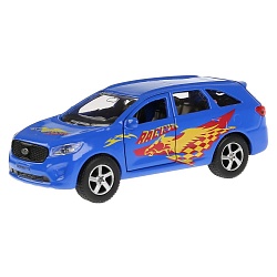 Инерционная металлическая машина Kia Sorento Prime – Спорт, 12 см, открываются двери (Технопарк, SB-17-75-KS-S-WB) - миниатюра