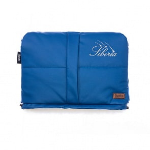 Муфта меховая для коляски Nuovita Siberia Lux Bianco Blu scuro/Темно-синий (Nuovita, NUO-mSIBLB_2030)