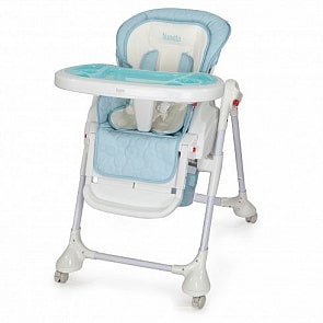 Стул-шезлонг для кормления Nuovita Tutela, Blu goffratura/Голубой с тиснением (Nuovita, M08_451)