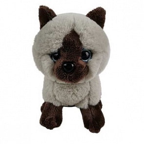 Игрушка мягкая Кошка сиамская, 15 см (Abtoys, M5058)