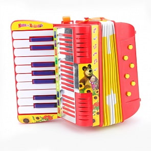 Аккордеон «Маша и медведь», 5 функций (Играем вместе, B88357-R2sim)