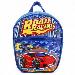 Рюкзак дошкольный малый – Гонки, с передним карманом (Играем Вместе, SBPZ18-DRIVEsim)