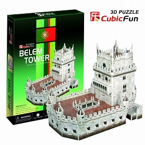 3D puzzles. Пазлы объёмные. Башня Белен (Португалия) (CubicFun, C711h)