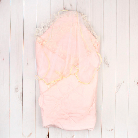 Конверт-одеяло на выписку, сатин-жаккард, розовый 