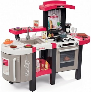 Кухня с пузырьками - Smoby Super Chef Deluxe, 46 аксессуаров, звук (Smoby, 311304 / 24667)