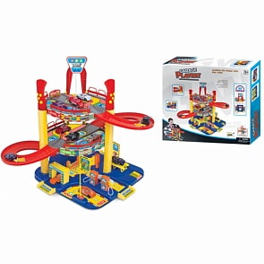 Игровой набор – Многоуровневый гараж с машинками (Yako, Y3941862)