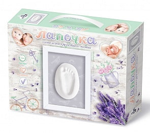 Набор для творчества - Лапочка. Слепки ручек вашего малыша (рамка со стеклом) (Десятое королевство, 01907ДК)