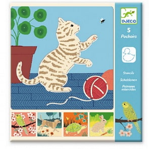 Трафареты - Милые друзья (Djeco, 08820)