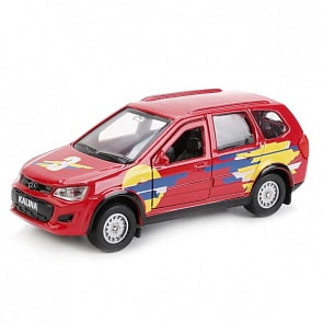 Инерционная металлическая машина - Lada Kalina Спорт, 12 см (Технопарк, SB-16-46-S-WB)
