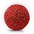 Воздушный мяч с набором шариков и чехлом дизайн Кружочки Circles красный  - миниатюра №2