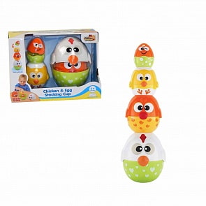 Пирамидка-матрешка - Курочка-несушка (Hap-p-Kid, 3996)