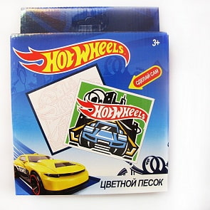 Набор для творчества. Панно из песка - Hot Wheels (Centrum, 88569-no)