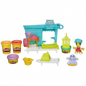 Play-Doh Игровой набор «Магазинчик домашних питомцев» из серии Город (Hasbro, B3418EU4)