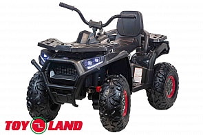 Детский электроквадроцикл Qwatro 4х4, карбон (ToyLand, XMX607_карбон)
