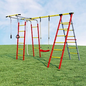 Дачный комплекс - Букварь-2 с пластиковыми качелями Romana R 103.27.04 (Romana, СГ000004342)