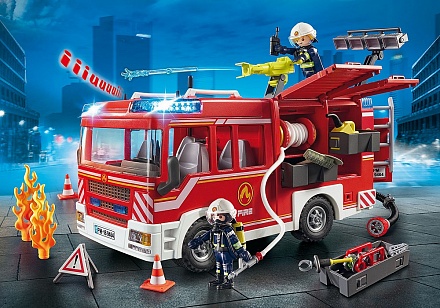 Конструктор Playmobil. Пожарная служба - Пожарная машина с водометом 