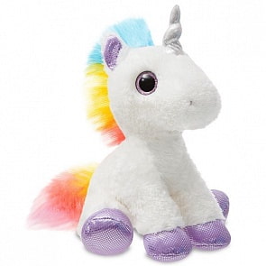 Мягкая игрушка - Единорог радужный, 30 см (Aurora, 161257A)