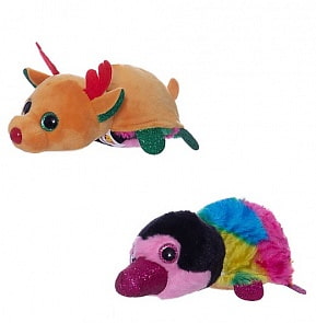Игрушка мягкая из серии Перевертыши - Олень/Тукан, 16 см. (Abtoys, M5021)